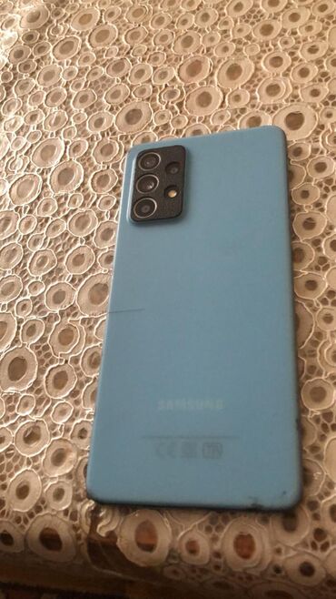 Samsung: Samsung Galaxy A52s, 256 GB, rəng - Göy, Barmaq izi