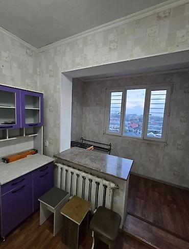 105: 1 комната, 34 м², Кок-Жар мкр 105 серия, 9 этаж, Старый ремонт — 1