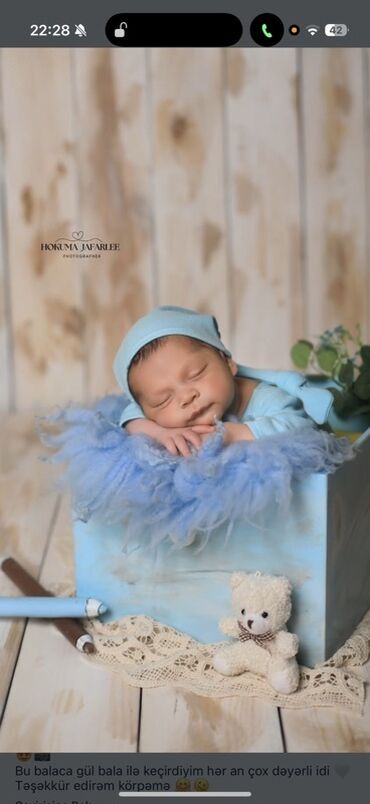 Foto və video çəkiliş: Yeni doğulmuş körpələr üçün fotosessiya xidməti - Professional