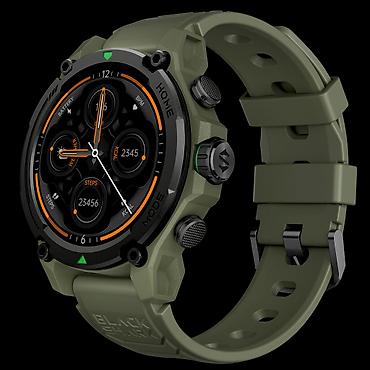 Смарт-часы: Смарт-часы Black Shark GS3 (армейский зелёный) в комплекте 3 ремешка — 2
