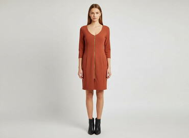 marsala ubrania: Sukienka damska, rozmiar S