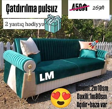 divan koşesi: Divan, Yeni, Açılan, Bazalı, Vеlur parça, Şəhərdaxili pulsuz çatdırılma — 1