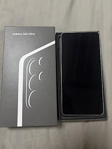 note 2: Samsung Galaxy S26 Ultra, Б/у, 256 ГБ, цвет - Белый, 1 SIM, 2 SIM, eSIM — 2