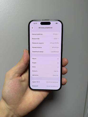 ayfon 15 pro: IPhone 15 Pro, Б/у, 256 ГБ, Natural Titanium, 95 % — 4