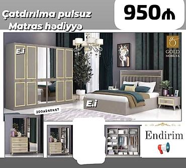 kravat: İkinəfərlik çarpayı, Dolab, Yeni — 1