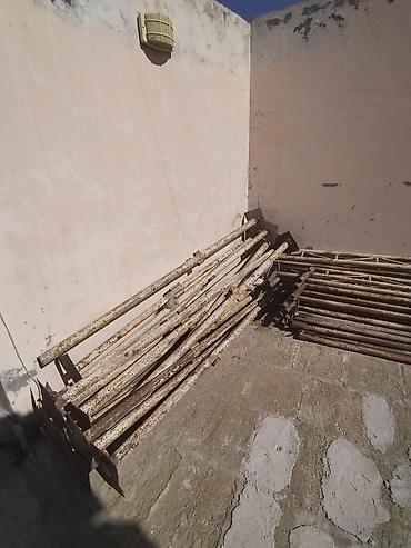 Metal fermalar: Metall dayaq və iskele komplekti - Material: polad borular və — 3