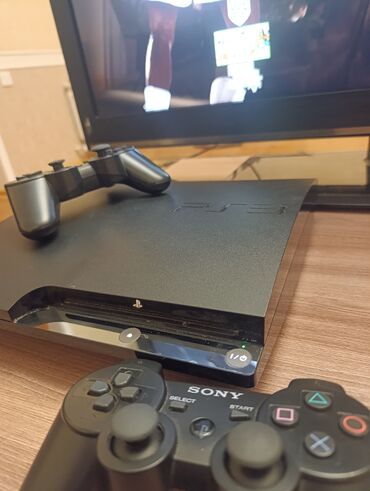 аккумулятор срв 3: Sony PlayStation 3 (PS3) Slim oyun konsolu. Çox az istifadə olunub