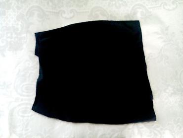 Qara mini ətək - Rəng: tam qara - Model: qısa/mini, düz kəsim -
