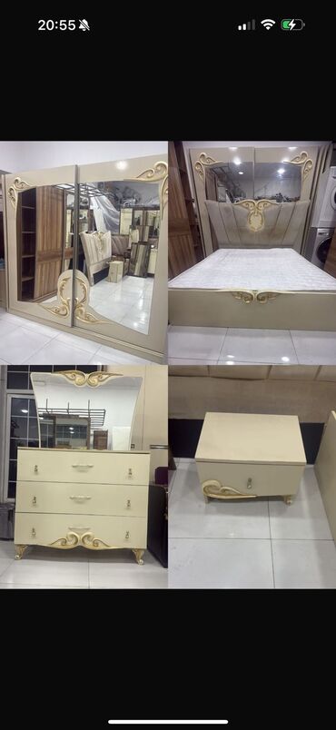 химчистка мебели: ‼️ Təcili Satılır ‼️ Yataq desti 590 manat.Olcu( Dolab E 250/H 215/D