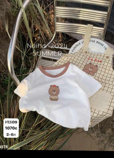 одежды для новорожденных: Комплект ✨фудболка ✨камбинезон От 2 до 6 лет Цена 1070сом Доставка