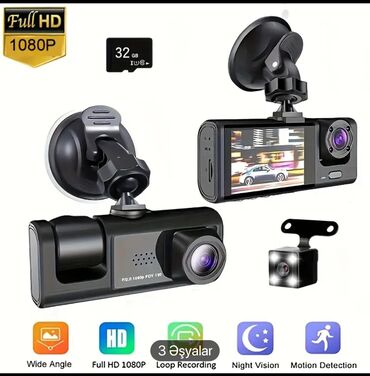 Колонки и сабвуферы: Full HD 1080P təsvir keyfiyyəti təklif edən bu videoqeydiyyatçı dəsti