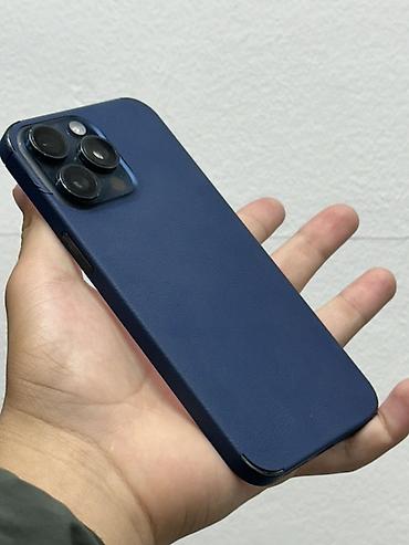 15 pro iphone: IPhone 15 Pro Max, Б/у, 256 ГБ, Синий, Чехол, 87 % — 2