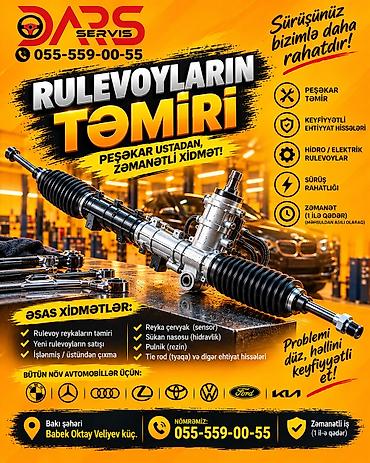 nasos masin: ​🛠️ Hər növ avtomobillər üçün Rulevoy (Sükan) Sistemi və Ehtiyat — 1