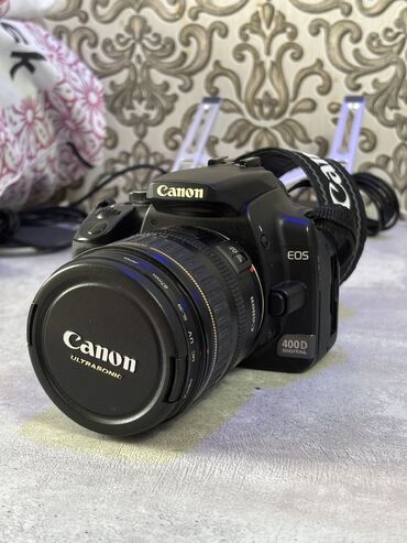 Фотоаппараты: Фотоаппарат Canon 400D с автоматическим объективом Canon EF 24-85mm