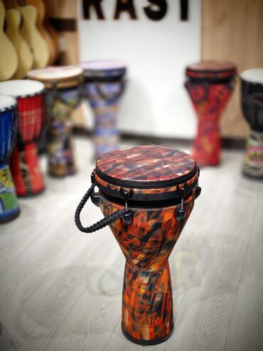 Darbukalar: DJEMBE Africa Drums " Wodden Pvs" Afrika nagarasi Djembə Djembe ritm — 4