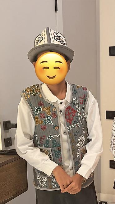 кыргыз койнок детские: Детский национальный комплект: калпак, безрукавка и стёганый — 2