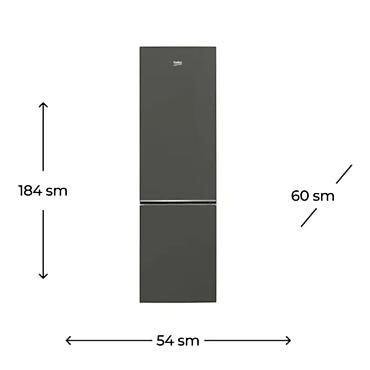 soyuduculari: Beko B1RCSK312G Soyuducu - Növ: ikikameralı, aşağı donduruculu, solo — 2