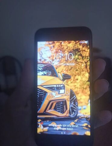 iphone 7: IPhone 7, 128 GB, Qara, Zəmanət, Barmaq izi