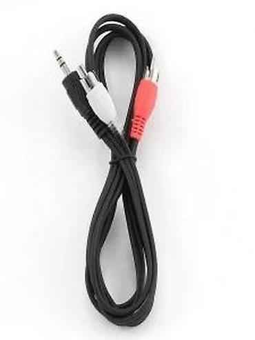 Kablovi za telefone: Stereo audio kabl 3.5 mm na 2x RCA (Y kabl) - Konektori: 3.5 mm — 7