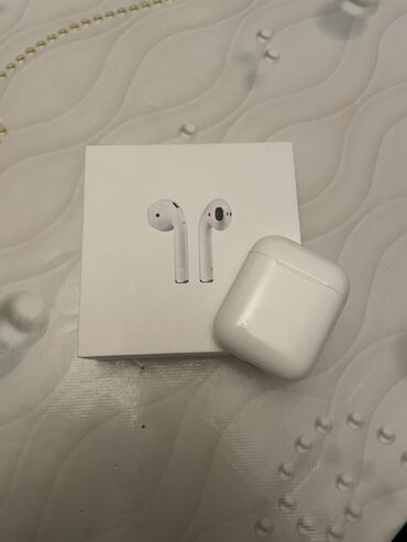 Qulaqcıqlar: İşlənmiş Simsiz (Bluetooth) Qulaqcıqlar, Apple, rəng - Ağ