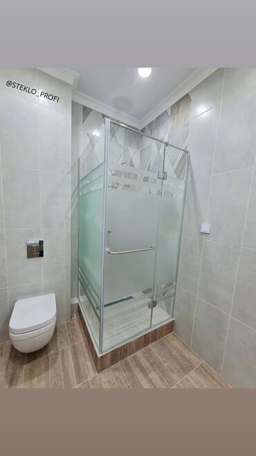 Душевые перегородки и ограждения: Душевые перегородки душевые перегородки Бишкек стеклянные — 11