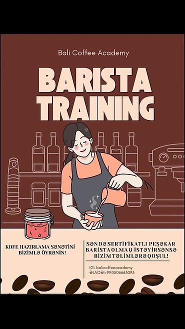 Обучение, курсы: Bali Coffee Akademiyasında espresso, latte, alternativ dəmləmə və — 1