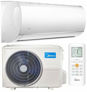 Ventilyatorlar: Kondisioner Midea, 100-dən çox kv. m, Split sistem