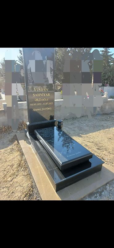 Başqa xidmətlər: Qara və ağ mərmər/granitdən qəbirüstü abidələrin hazırlanması xidməti — 8
