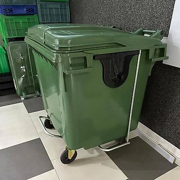 Tullantı qabları: Məişət Tullantı qutuları. 20 lt den 1100 lt qeder movcuddur. Plastik — 4