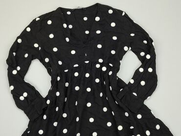 czarne cekinowe bluzki: Tunika, Zara, L, stan - Dobry