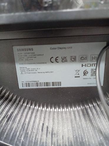 masaustu dəst: Samsung 27" əyri monitor – Model: C27G51TQWR (Model Code — 1