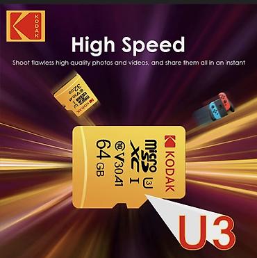 карта памяти 64гб: Микро флешка, micro sd kodak 10 class. 64 гига, фирменный. #Микро — 2