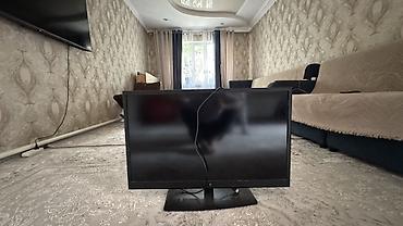 телевизор монитор 2 в 1: Телевизор LED, диагональ примерно 24–27". Черный корпус, настольная — 1