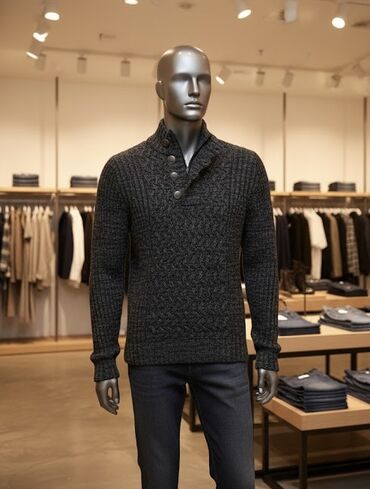 женские красные свитера: Sviter, H&M, M, L, XL, rəng - Boz