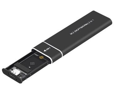 многофункциональный нож: Внешний корпус-адаптер для SSD M.2 2‑в‑1 (NGFF & NVMe), USB‑C. -