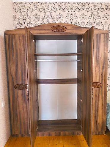 Mebel: Dörd qapılı yataq otağı dolabı - Material: ağac teksturalı — 3