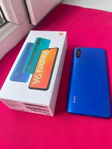 Redmi: Redmi, Redmi 9A, Б/у, 32 ГБ, цвет - Синий, 2 SIM — 3
