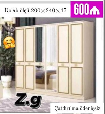 Dolablar: Qarderob, paltar dolabı, Düz dolab