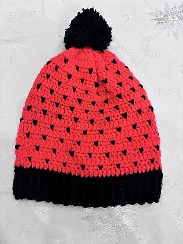 baş geyimi: Toxunma papaq – əl işi - Model: Pomponlu klassik beanie - Rənglər — 1