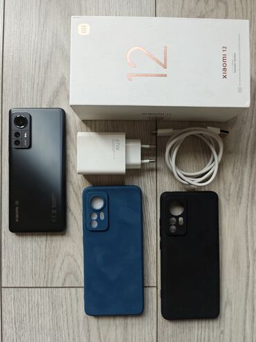 повербанк ми: Xiaomi, 12, Колдонулган, 256 ГБ, түсү - Кара, 2 SIM