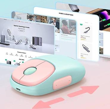 usb 2 0: UGREEN MU102 перезаряжаемая двухрежимная беспроводная мышь — 7