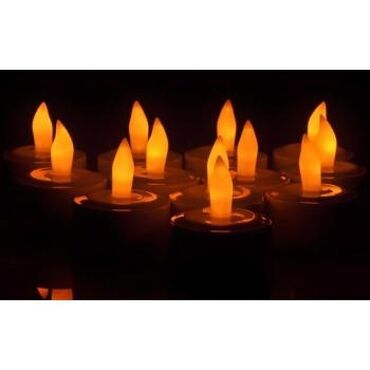 Освещение: Светодиодные свечи с подзарядкой 12шт Светодиодные свечи с зарядным