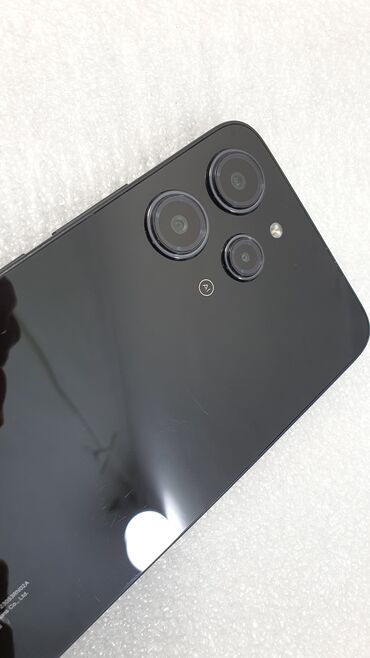 Redmi: Redmi, Redmi Note 12, Колдонулган, 128 ГБ, түсү - Кара, 2 SIM