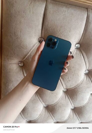 телефон fly mc170 ds: IPhone 12 Pro, 128 ГБ, Blue Titanium, Гарантия, Отпечаток пальца, Face ID