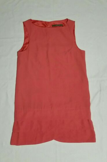 haljina midi duzina: Zara M (EU 38), L (EU 40), bоја - Crvena, Drugi stil, Drugi tip rukava