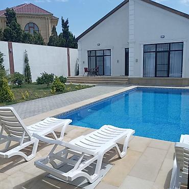 Bağ evlərinin kirayəsi: Bağ evi kirayə verilir, Mərdəkan Mərdəkanda yerləşən isti, hovuzlu bağ — 1