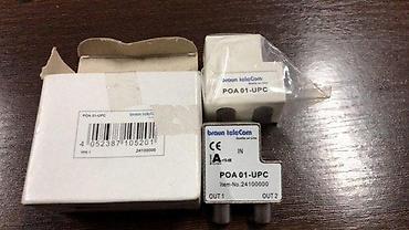Aksesoari za TV i video: Braun teleCom POA 01-UPC – push-on IEC razdelnik (splitter) - Model — 3
