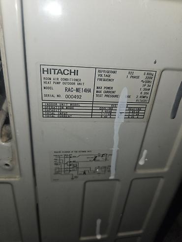 kondisaner kompressoru: HITACHI split kondisioner – iç blok RAS-ME14HA, çöl blok RAC-ME14HA — 3