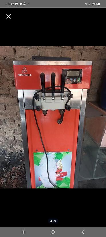 Производство мороженого: Профессиональный аппарат для мягкого мороженого BINGZHILE - Напольная — 1