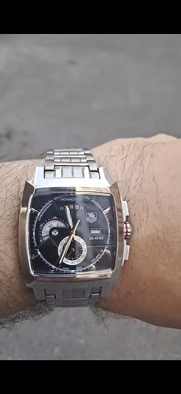 monaco: TAG Heuer Monaco xronoqraf saat - Korpus: kvadrat formalı paslanmayan — 1